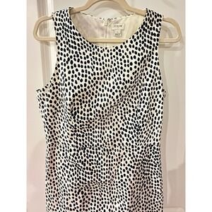J.Crew Sleeveless Cotton Dress Sheath Summer Spring Easter Sz 6